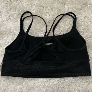 Black Lululemon Nulu and Mesh Yoga Bra